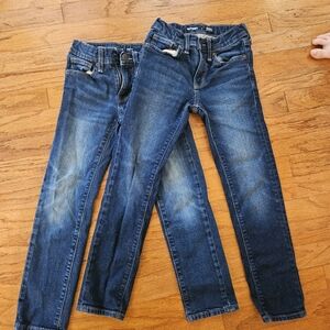 Boys Old Navy Skinny Jeans 2 Pair Size 7